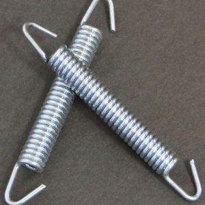 Helix Racing Products Exhaust Spring, 63 Millimeter Length, Zinc Plated Steel, Set of 2 – 495-6302