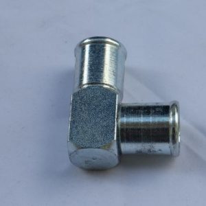 Helix Racing Products Radiator Hose Fitting, 90 Degree Elbow, 3/4 Inch, Plated Steel – 058-2255