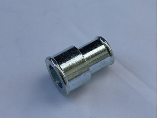 Helix Racing Products Radiator Hose Reducer, 1 Inch to 3/4 Inch Connection Size, Push-IN, Plated Steel – 058-2295