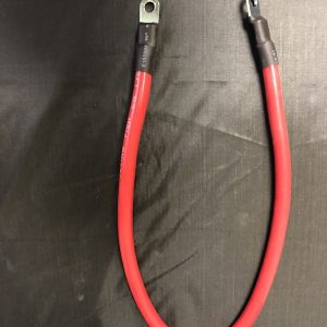 Helix Racing Products Battery Cable, For Lawn and Garden Equipment/ Powersports Vehicle Battery, Eyelet Terminal, Red Positive, 18 Inch – 680-6728