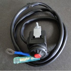 Helix Racing Products Starter Kill Switch, Used to Stop 1994 to 2001 Ktm Models Engine, 2 Wire Ring Terminal and Bullet Terminal – 688-8806
