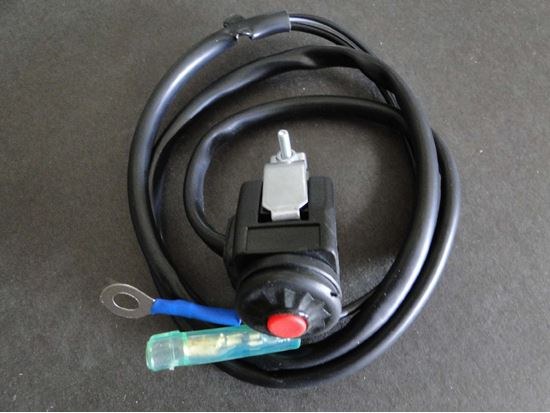 Helix Racing Products Starter Kill Switch, Used to Stop 1994 to 2001 Ktm Models Engine, 2 Wire Ring Terminal and Bullet Terminal – 688-8806