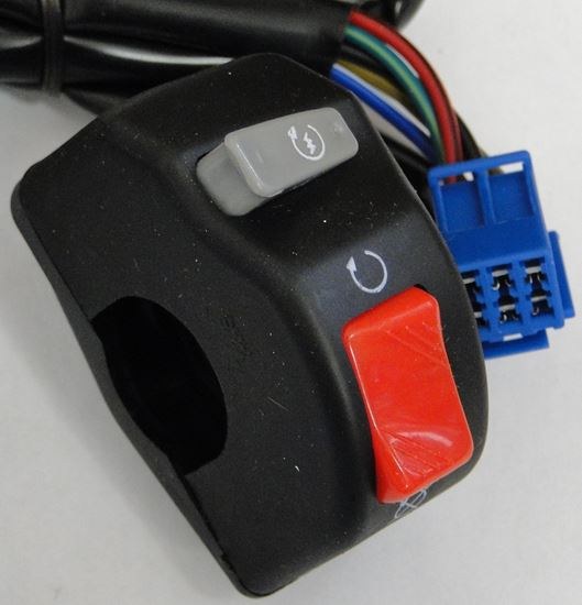Helix Racing Products Ignition Switch, Universal, Rocker Style On/Off Switch and Momentary Push Button for Engine Start, Handle Bar Mount – 795-3535