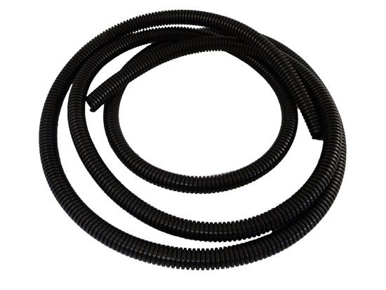 Helix Racing Products Wire Loom, Black, 3/8 Inch Diameter Tubing X 25 Foot Length – 801-1425