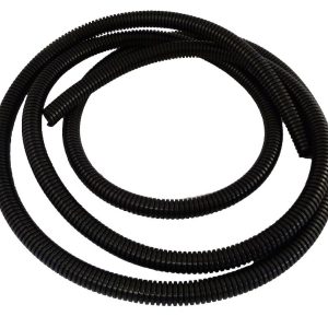 Helix Racing Products Wire Loom, Black, 1/2 Inch Diameter Tubing X 25 Foot Length – 801-5250