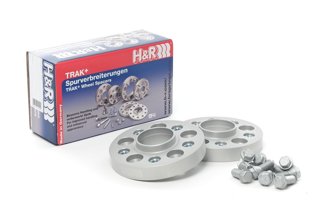 H&r Wheel Spacer, Track Plus® Dra Series®, 5/112 Bolt Pattern, 20 Millimeter Width, 66.5 Center Bore, Bolt Mount, Set of 2 – 4055665