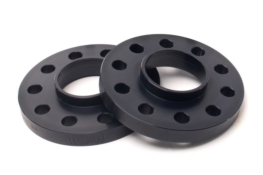 H&r Wheel Spacer, Track Plus® Drm Series®, 5/120 Bolt Pattern, 20 Millimeter Width, 64 Millimeter Center Bore, Stud Mount, Black, Set of 2 – 4075640SW