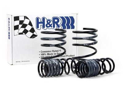 H&r Lowering Kit, Sport Spring, 1.4 Inch Front/ 1.3 Inch Rear Drop, Includes Four Black Springs – 50148