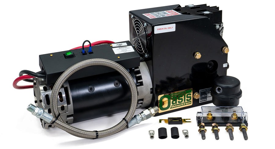 Hornblaster Air Compressor, Oasis XD4000, Stationary, 200 PSI Maximum Working Pressure, 15 Cubic Feet Per Minute(cfm) at 0 PSI, Wired – AC-XD4000