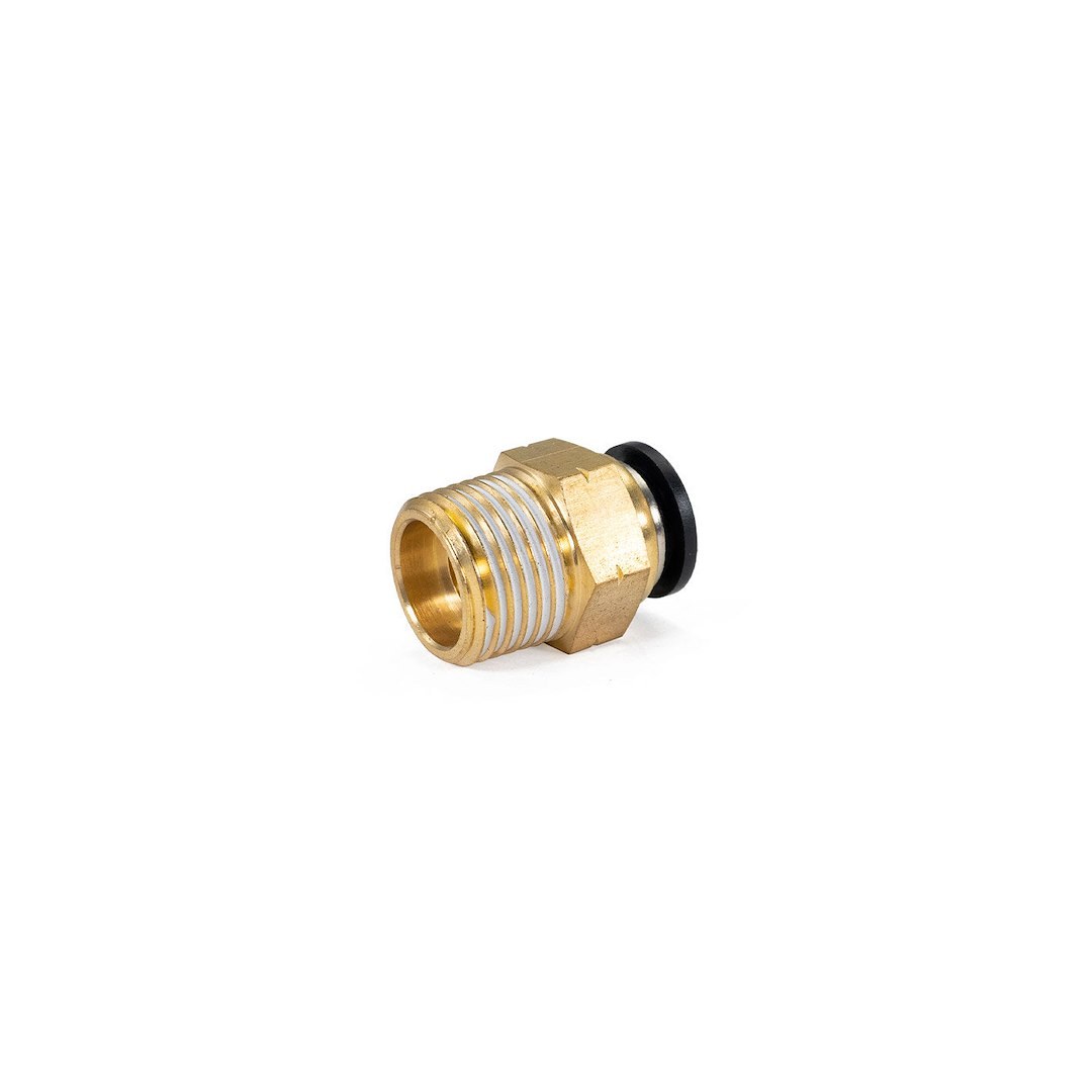 Hornblaster Adapter Fitting, 1/2 Inch NPT to 1/2 Inch Ptc, Brass, Single – FT-8M8