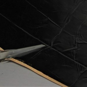 Hushmat Sound Dampening Kit, Ultrawrap ™, Door Kit, Use to Reduce Heat and Noise, 1.5 Millimeter Thickness, Butyl with Aluminum Backing, Black – 10200