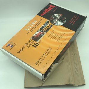 Hushmat Sound Dampening Kit, Ultrawrap ™, Multi Use Kit, Use to Reduce Heat and Noise, 1.5 Millimeter Thickness, Butyl with Aluminum Backing – 10801