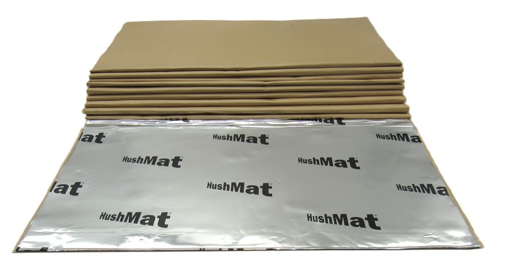 Hushmat Sound Dampening Kit, Ultrawrap ™, Multi Use Kit, Use to Reduce Heat and Noise, Covers 72 Square Foot, Butyl with Aluminum Backing – 10901
