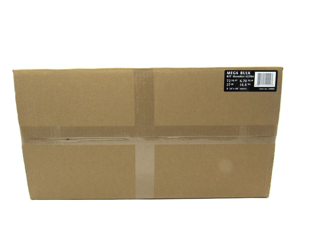 Hushmat Sound Dampening Kit, Ultrawrap ™, Multi Use Kit, Use to Reduce Heat and Noise, Covers 72 Square Foot, Butyl with Aluminum Backing – 10901