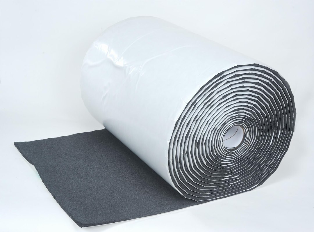 Hushmat Sound Dampening Kit, Silencer Megabond™, Fire Wall/ Floor/ Trunk Kit, Use to Reduce Heat and Noise, 1/2 Inch Thickness, Foam, Black – 22500