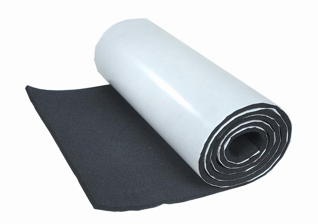 Hushmat Sound Dampening Kit, Silencer Megabond™, Fire Wall/ Floor/ Trunk Kit, Use to Reduce Heat and Noise, 1/2 Inch Thickness, Foam, Black – 22510