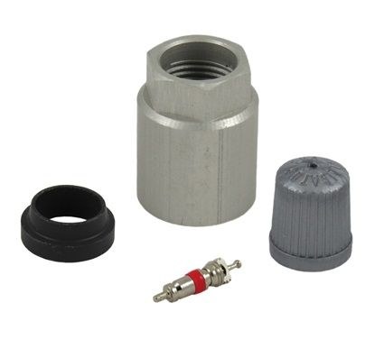 Huf N.americ Tire Pressure Monitoring System – TPMS Sensor Service Kit, Intellisens, With Valve Core/ Hex Nut/ Rubber Grommet/ Valve Stem Cap – 2212