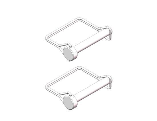 Husky Towing Weight Distribution Hitch Hardware, Replacement Spring Bar Retaining Pin for Husky Towing 32215/ 32216/ 32217/ 32218 – 32335