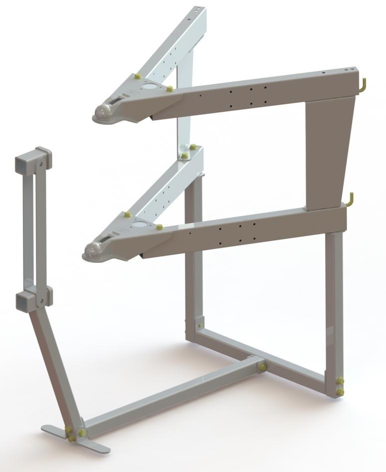 Husky Towing Point of Purchase Display, Weight Distribution, Steel Floor Stand, 54-3/5 Inch Length X 35 Inch Width X 53-3/4 Inch Height – 33144