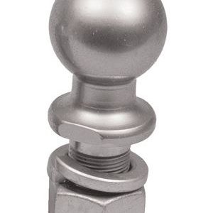Husky Towing Trailer Hitch Ball, 1-7/8 Inch Ball Diameter, 2000 Pound Gross Towing Capacity, 1 Inch Shank Diameter, Chrome, Steel, Unpackaged – 33846