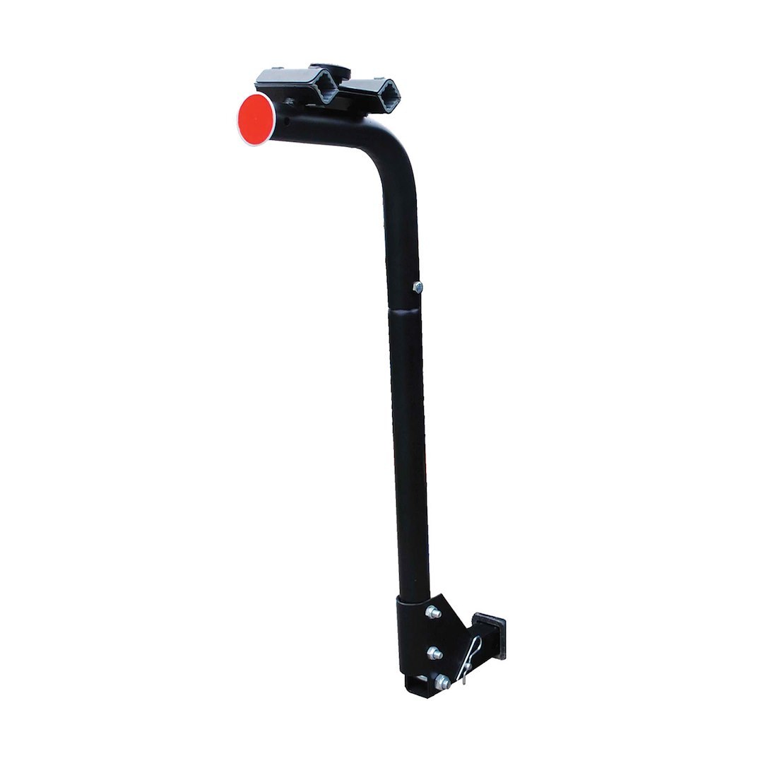 Husky Towing Bike Rack, 2 Inch Receiver Hitch Mount, Holds 2 Bikes, Up to 60 Pound Weight Capacity, Bike Frame Clamp, Without Lock – 81146