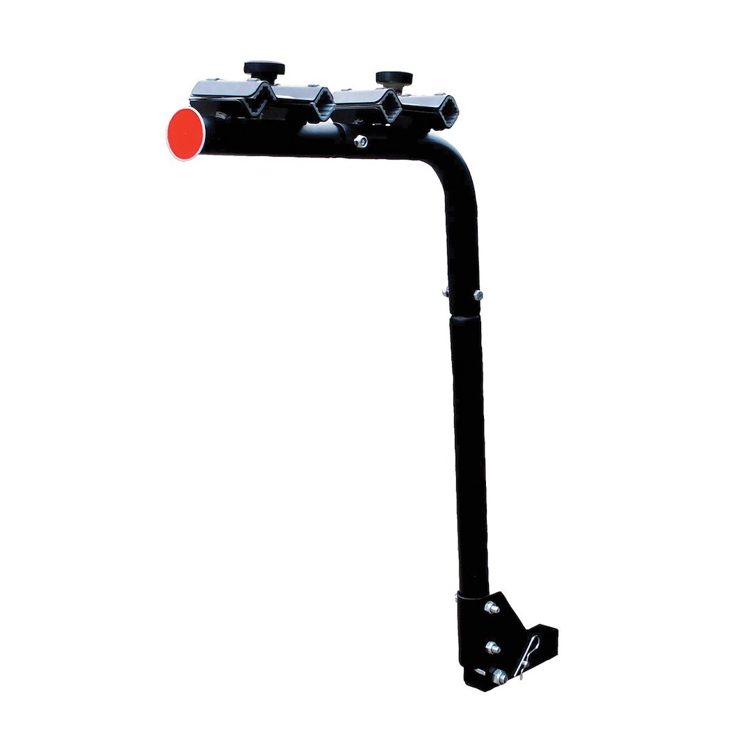Husky Towing Bike Rack, 2 Inch Receiver Hitch Mount, Holds 4 Bikes, Up to 120 Pound Weight Capacity, Cradle System, Without Lock, Non-Foldable – 81147
