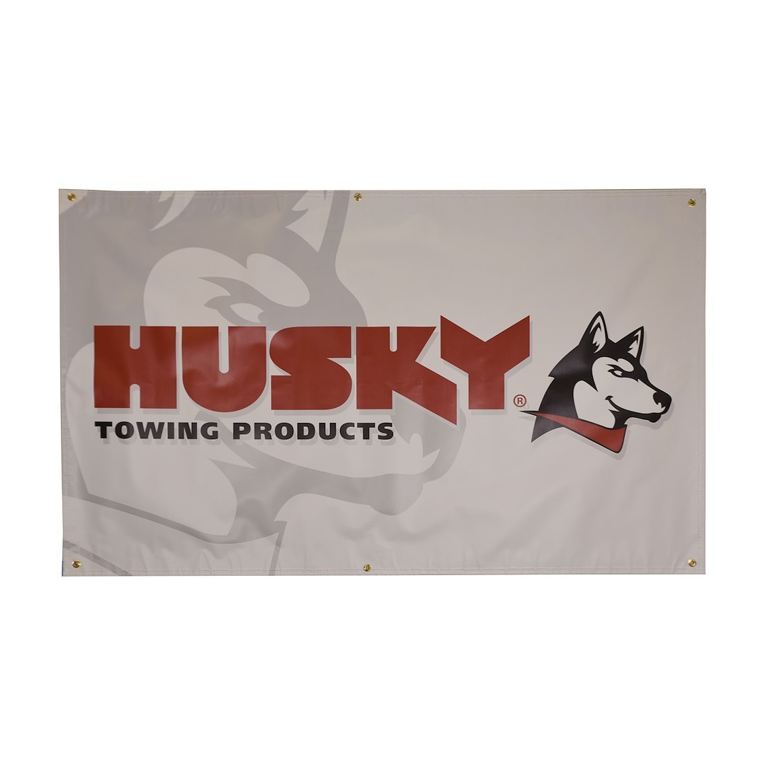 Husky Towing Display Banner, Husky Logo – HUSBANNER