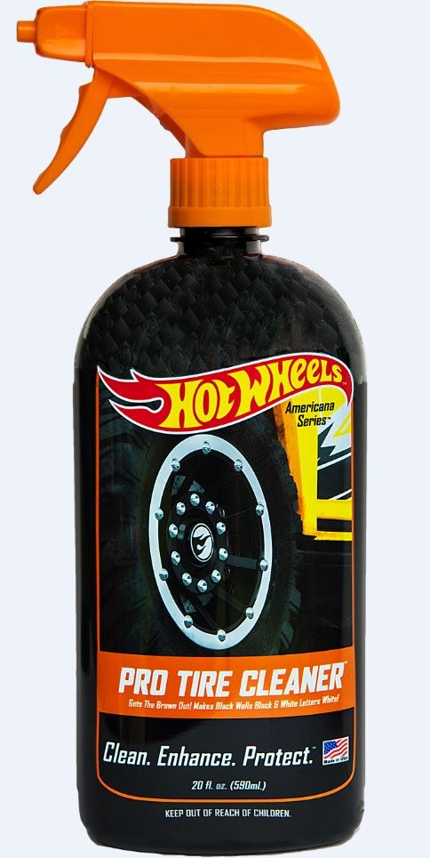 Hot Wheels Tire Cleaner, Americana Series ™, For All Tires, 20 Ounce Spray Bottle – HWTC-20
