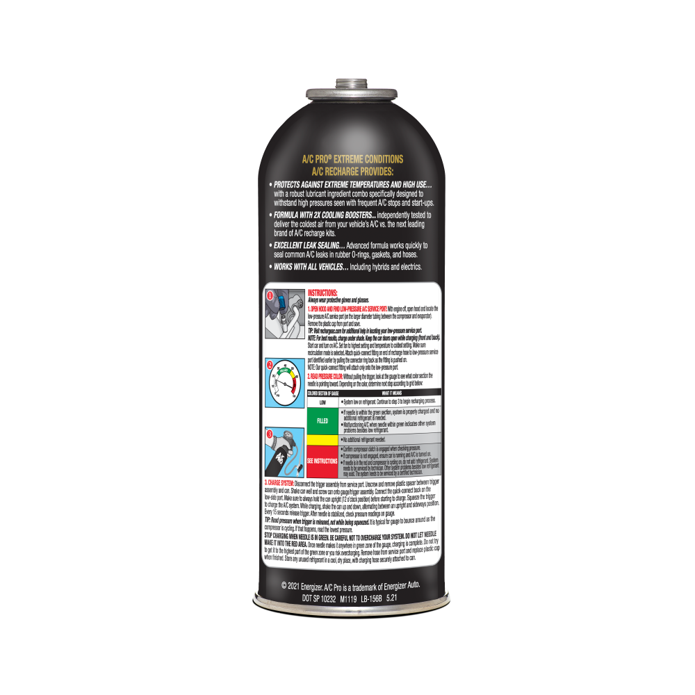 Interdynamic Air Conditioner Refrigerant, A/C Pro ® – ACP210-6