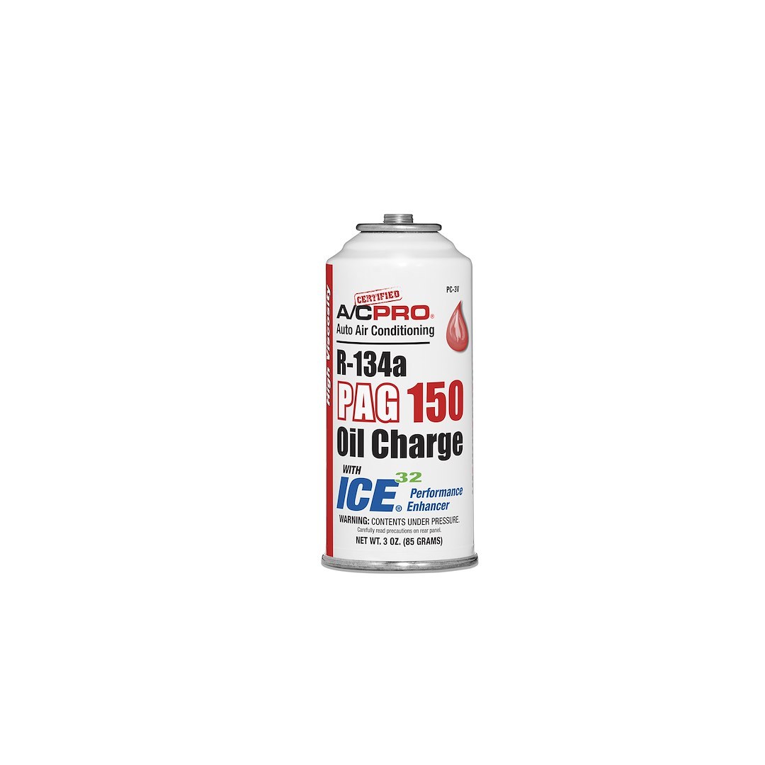 Interdynamic Air Conditioner Oil, Ice 32 ®, For R-134A Auto AC Systems, Medium Viscosity Pag Oil Charge, Iso 150 Viscosity, 3 Ounce Can – CERT103-1