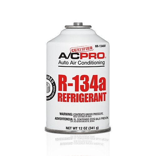 Interdynamic Air Conditioner Refrigerant, A/C Pro ®, For R-134A Air Conditioning System/ Replaces Lost R-134A Refrigerant, 12 Ounce – CERT301-1