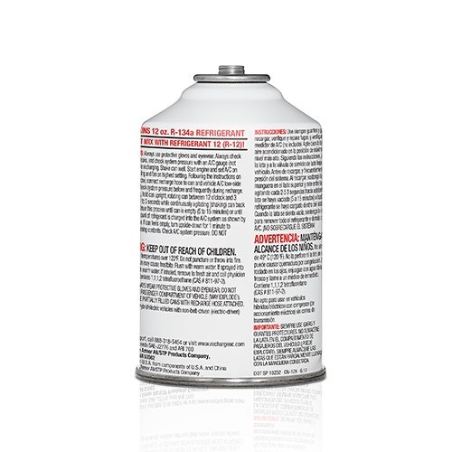 Interdynamic Air Conditioner Refrigerant, A/C Pro ®, For R-134A Air Conditioning System/ Replaces Lost R-134A Refrigerant, 12 Ounce – CERT301-1
