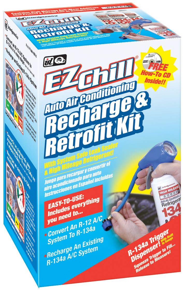 Interdynamic Air Conditioner Retrofit Kit, Ez Chill ®, Use to Retrofit from R-12 to R-134A Air Conditioning Refrigerant – RKR-8