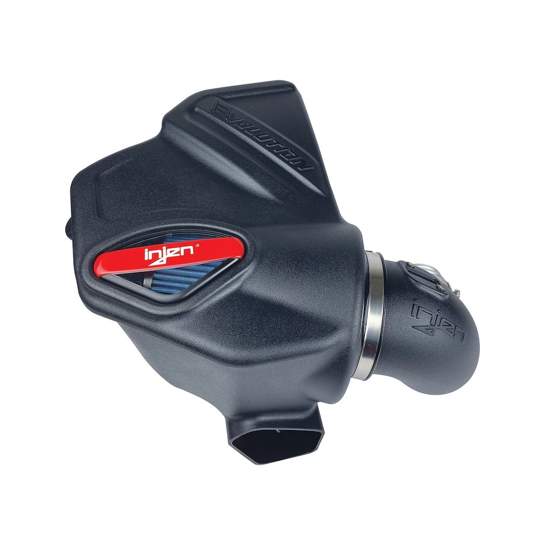 Injen Cold Air Intake, Evolution Series, Black Polyethylene Tube, Supernano-Web Blue Filter, With Air Box – EVO2300