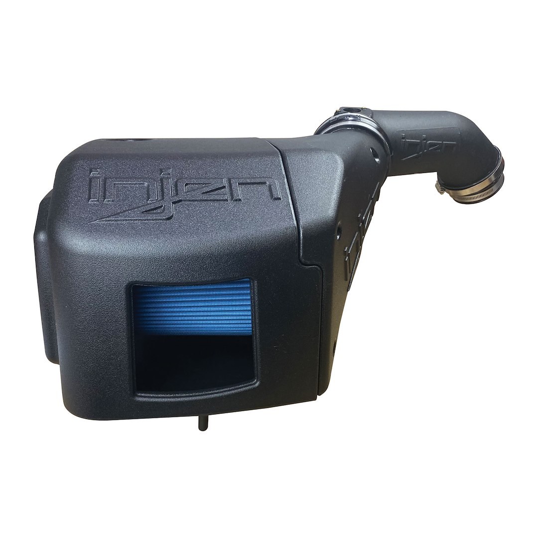 Injen Cold Air Intake, Evolution Series, Black Polyethylene Tube, Dry Supernano-Web Blue Filter, With Air Box – EVO7008