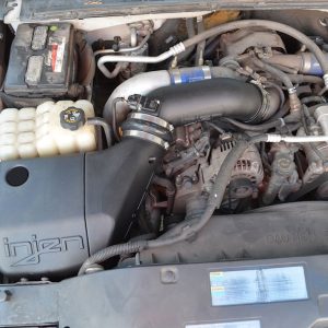Injen Cold Air Intake, Evolution Series, Black Polyethylene Tube, Dry Supernano-Web Blue Filter, With Air Box – EVO7008