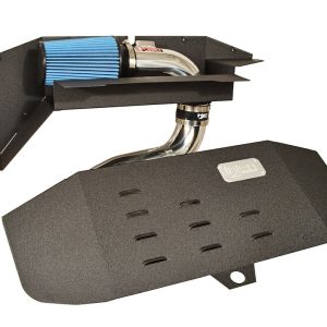 Injen Cold Air Intake, Sp Series, Short Ram Intake System, Polished Aluminum Tube, Blue Dry Media Filter, With Air Box with Scoop – SP1122P
