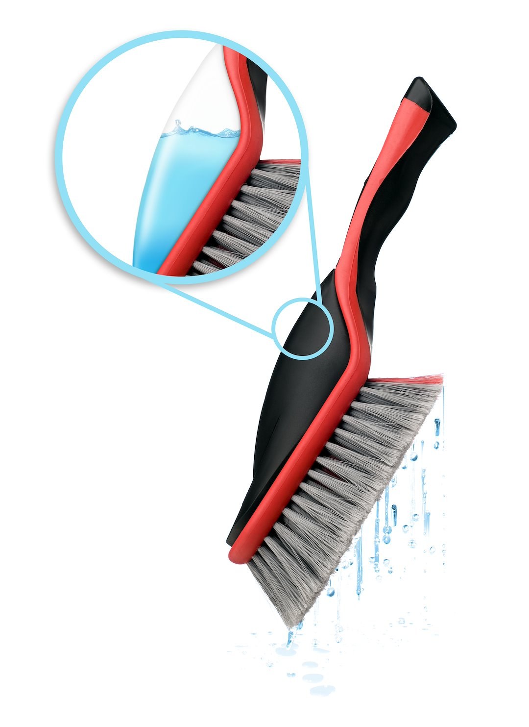 Innogoods Car Wash Brush, F1 Activebrush ™, 7.1 Inch X 3.9 Inch Brush Head, No Hose Connection, Soft Bristle – PAB-F1