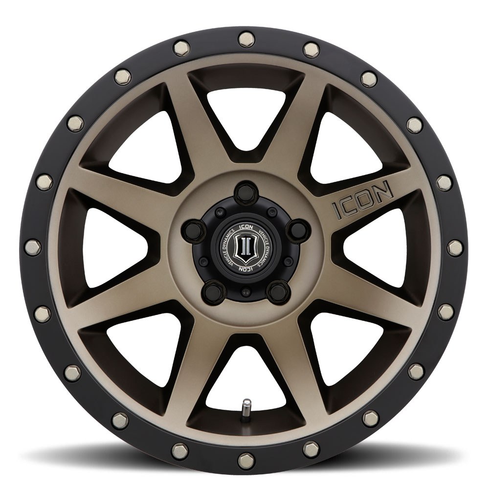 ICON Vehicle Dynamics Wheel, Rebound, 18 Inch Diameter X 9 Inch Width, 5 X 127 Millimeter/ 5 X 5.00 Inch Bolt Pattern – 1818907345BR