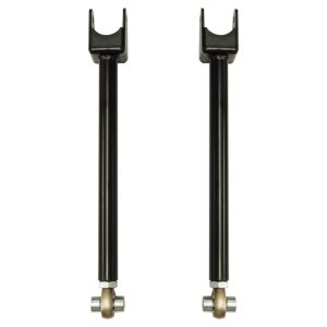 ICON Vehicle Dynamics Control Arm, Tubular, Adjustable, Black, Steel, Greaseable, Set of 2 – 21036
