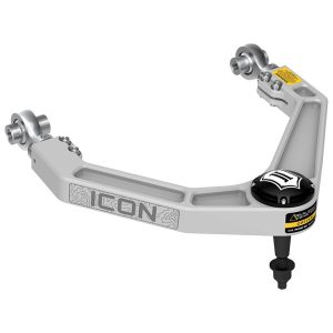 ICON Vehicle Dynamics Control Arm, Delta Joint, Boxed, Adjustable, Silver, Billet Aluminum, Non Greaseable, Set of 2 – 218561DJ
