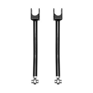 ICON Vehicle Dynamics Control Arm, Tubular, Adjustable, Black, Steel, Greaseable, Set of 2 – 22022