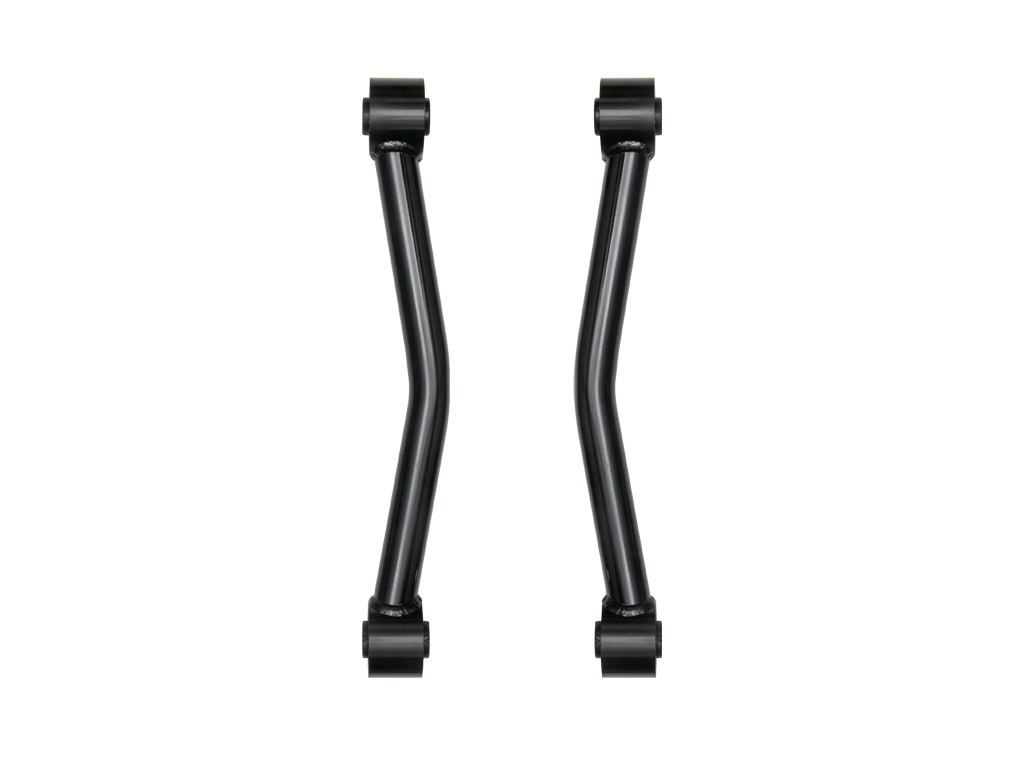 ICON Vehicle Dynamics Control Arm, Tubular, Non Adjustable, Black, Steel, Greaseable, Set of 2 – 22024