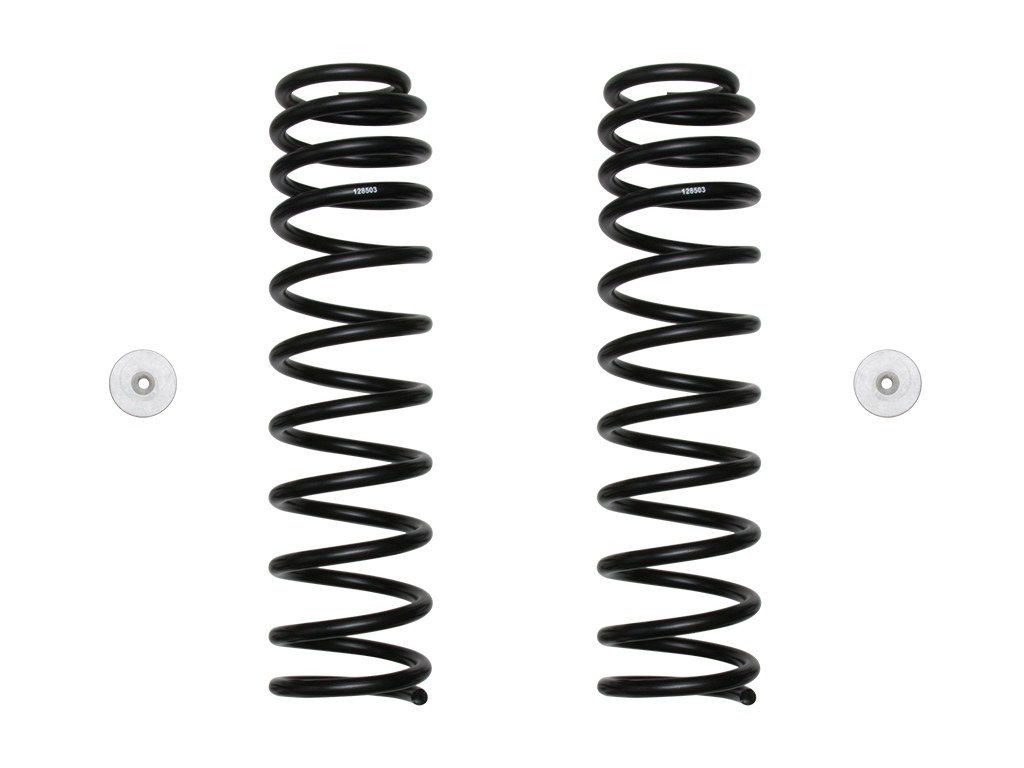ICON Vehicle Dynamics Coil Spring, 2-1/2 Inch Lift, Painted, Black, Set of 2 – 22025