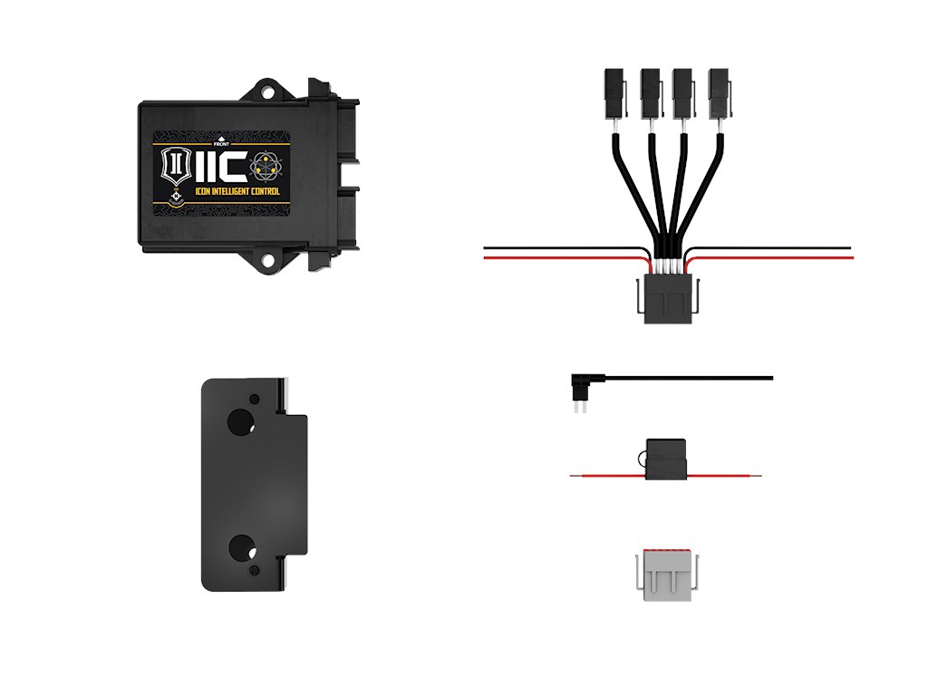 ICON Vehicle Dynamics Active Suspension Control Module, For Use with Icon Compression Damping Electronic Valve Suspension System – 53508