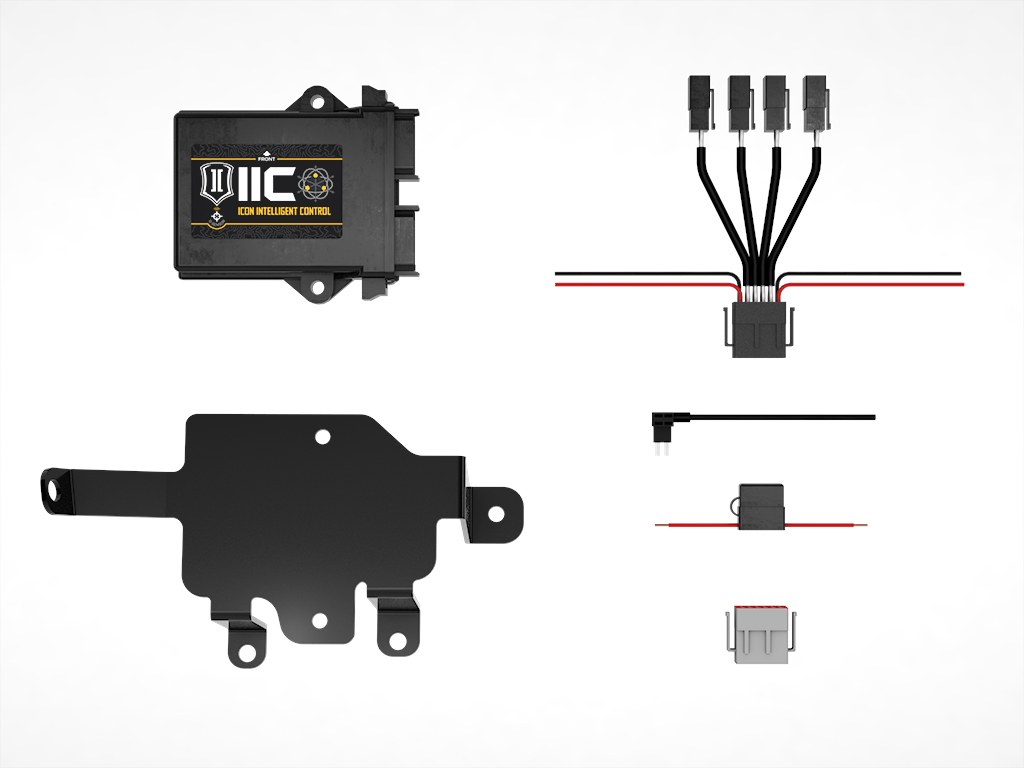 ICON Vehicle Dynamics Active Suspension Control Module, For Use with Icon Compression Damping Electronic Valve Suspension System – 53509