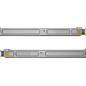 ICON Vehicle Dynamics Control Arm, Boxed, Adjustable, Silver, Billet, Greaseable, Set of 2 – 54000