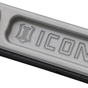 ICON Vehicle Dynamics Control Arm, Boxed, Adjustable, Silver, Billet, Greaseable, Set of 2 – 54000