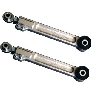 ICON Vehicle Dynamics Control Arm, Boxed, Adjustable, Silver, Billet, Greaseable, Set of 2 – 54100