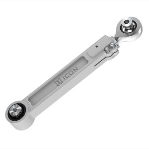 ICON Vehicle Dynamics Control Arm, Delta Joint, Boxed, Non Adjustable, Silver, Billet Aluminum, Non Greaseable, Set of 2 – 54102
